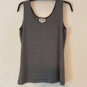 Chico’s Travelers black and white tank - size 1 (8 US)!